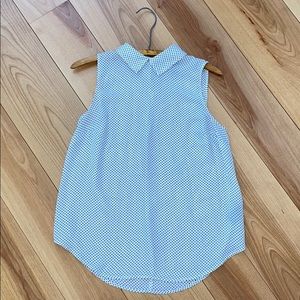 Women’s sheer sleeveless blouse